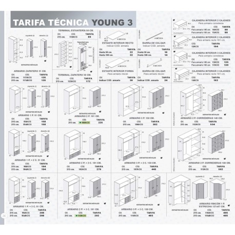 Tarifa técnica YOUNG 1
